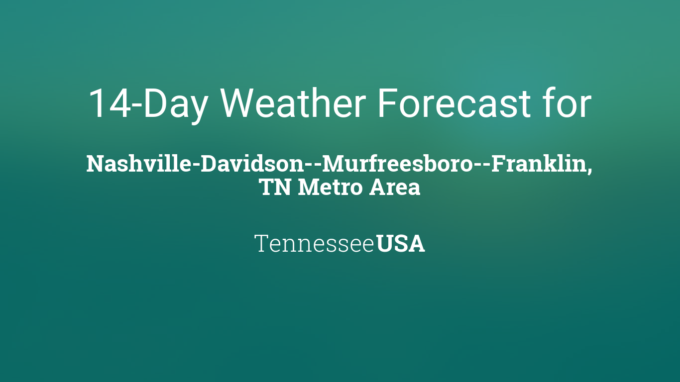 14 day forecast nashville tn