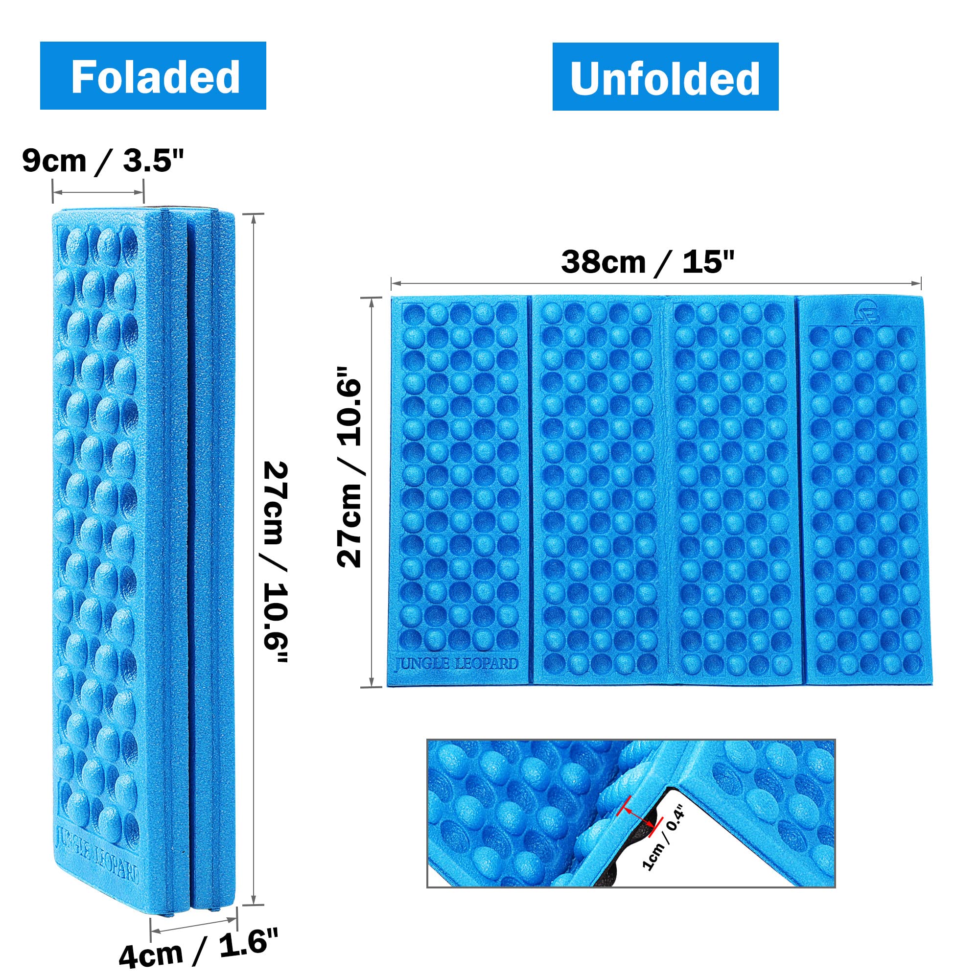 folding foam seat pad