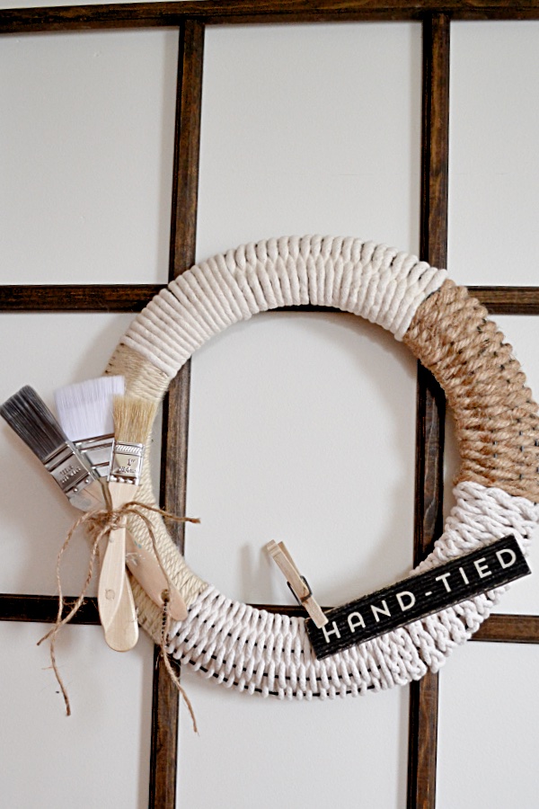 how to make wire wreath frame