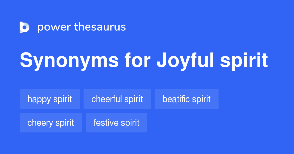 joyfully thesaurus
