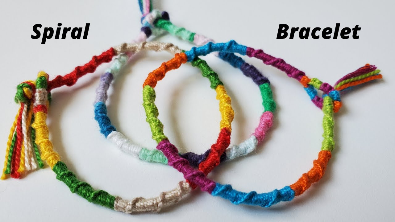 spiral bracelet string