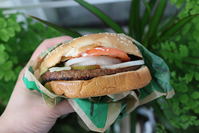 burger king veggie burger canada