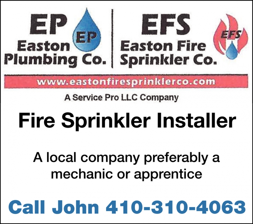 fire sprinkler companies hiring near me