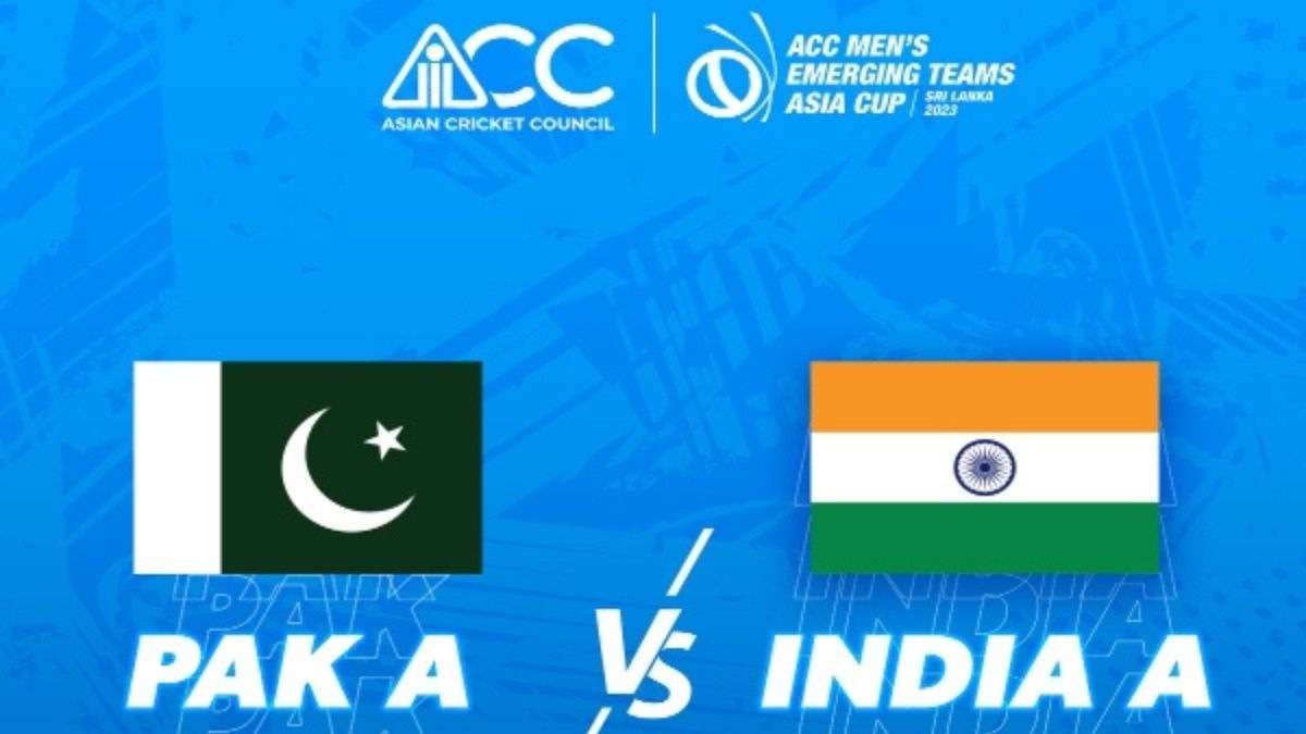 india vs pak a emerging asia cup score