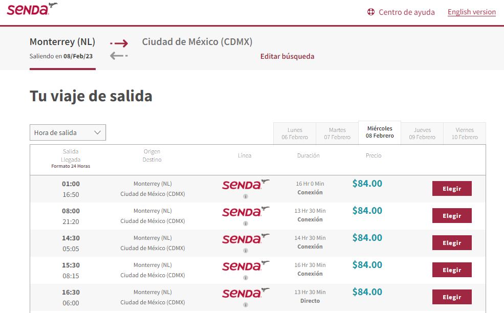 senda salidas de monterrey a san luis potosí