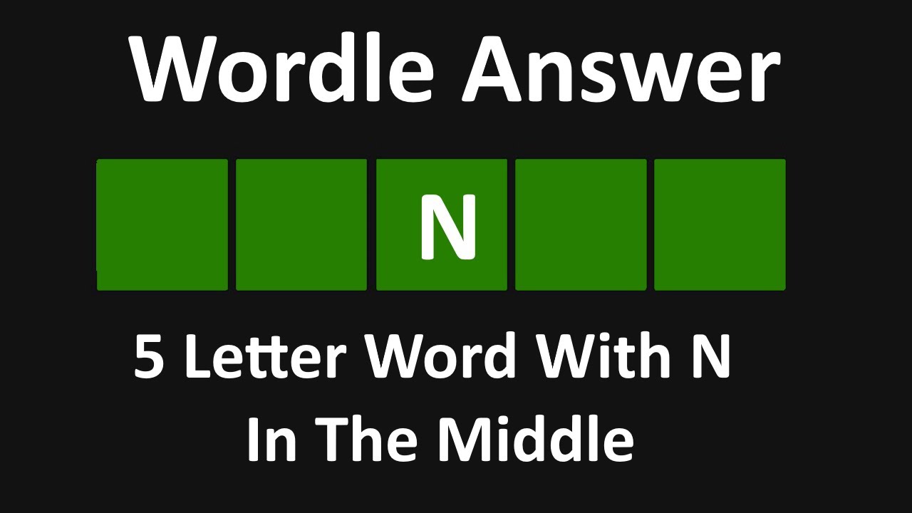 five letter word with oun in middle