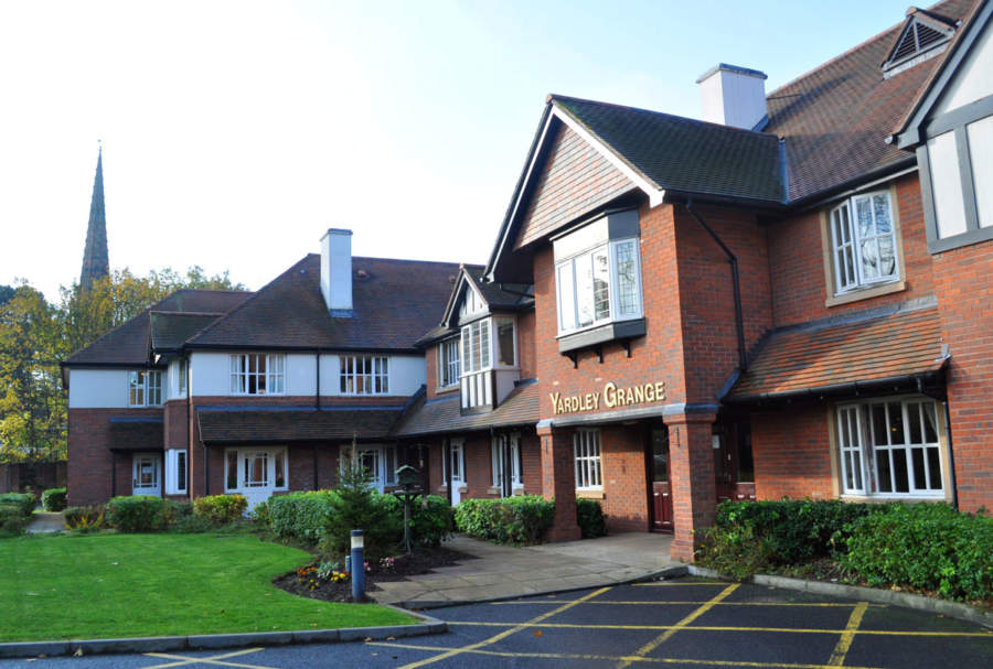 yardley grange care home