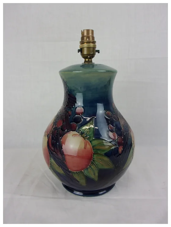 moorcroft pottery lamps