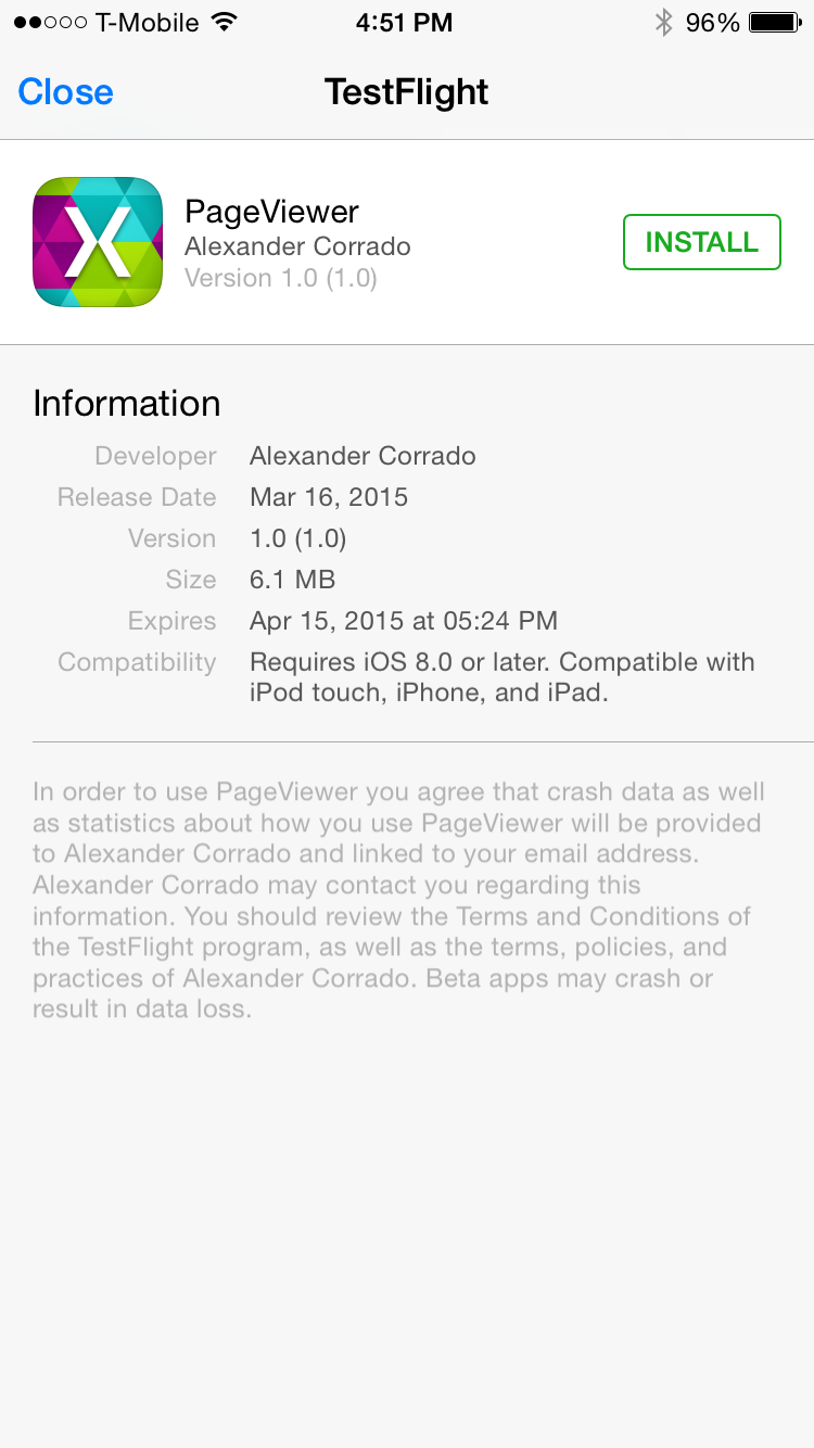 testflight xamarin