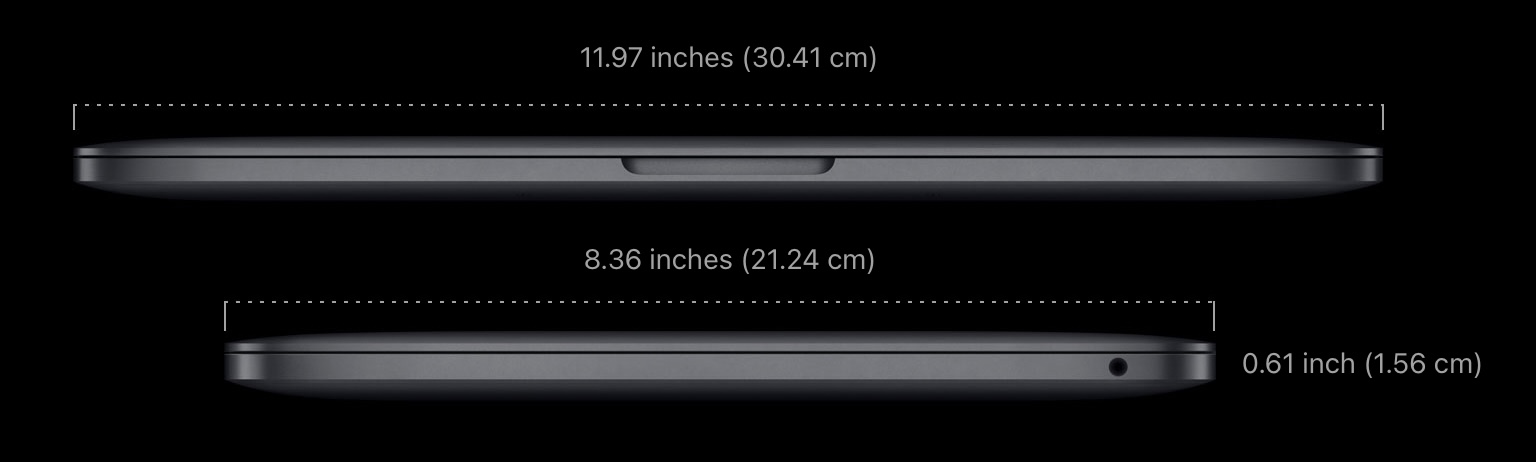 mac pro 13 inch dimensions