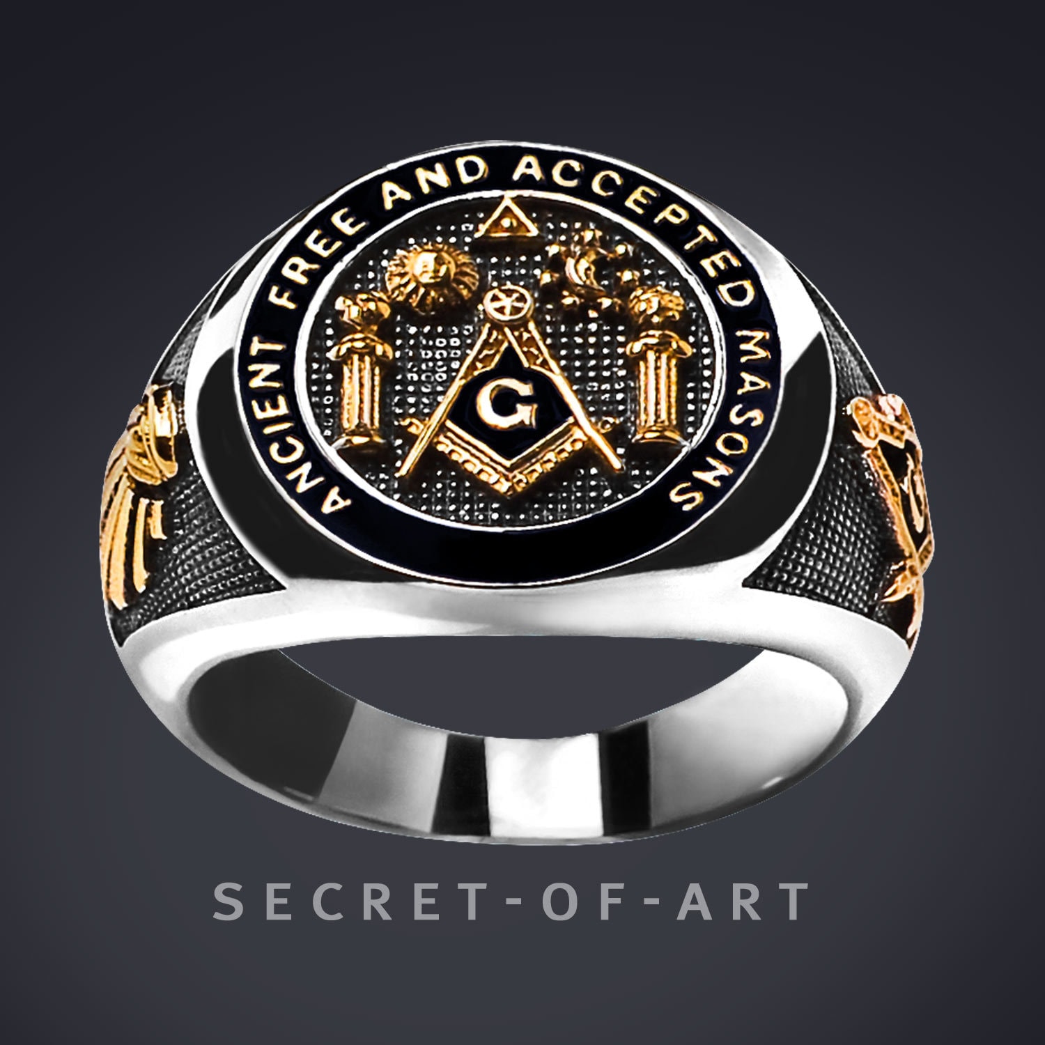 free mason ring