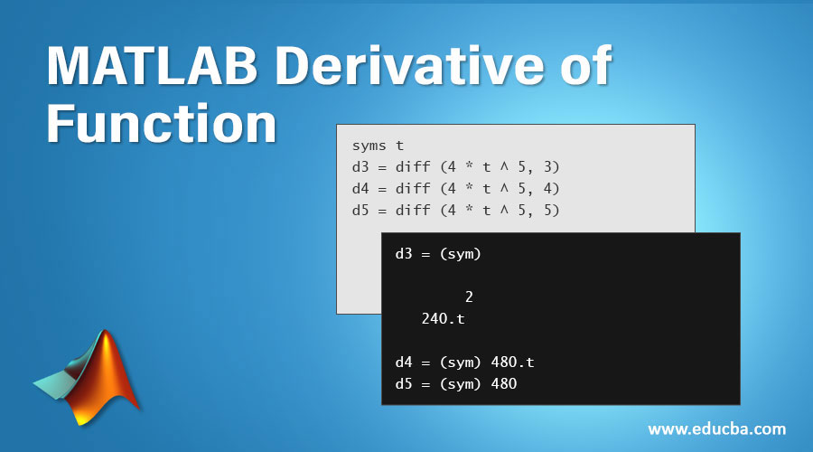 derivative matlab