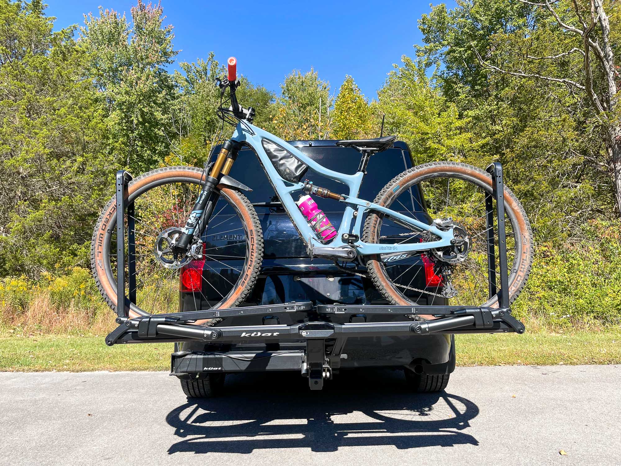 bicycle hitch rack