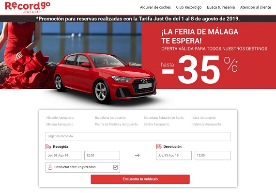 record go rent a car opiniones