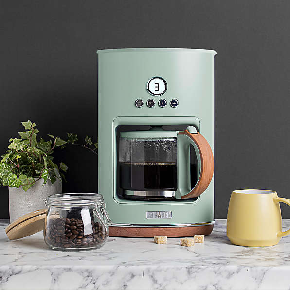 green colored coffee makers