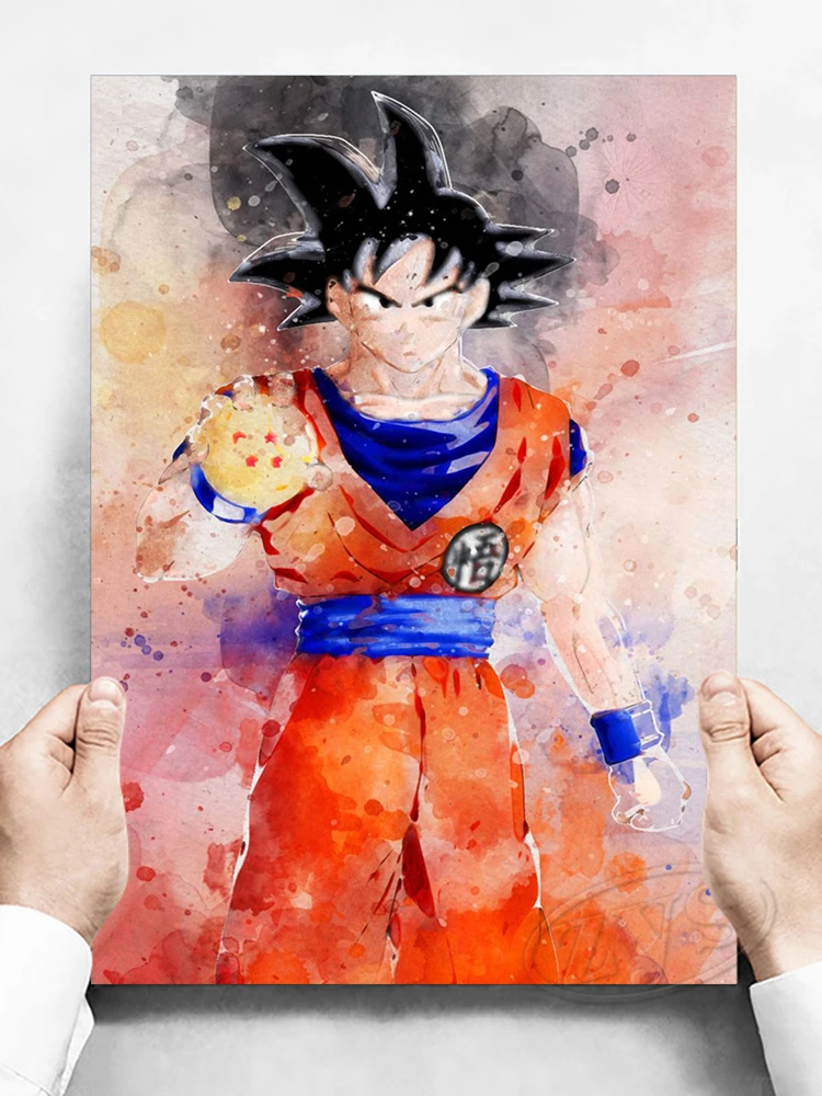 pinturas de goku