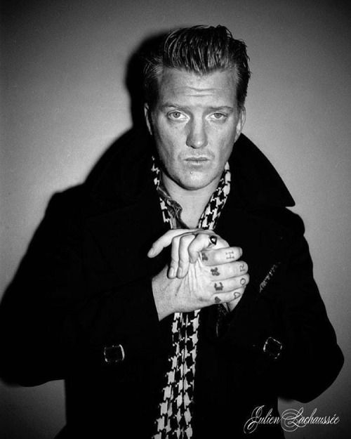 josh homme black and white