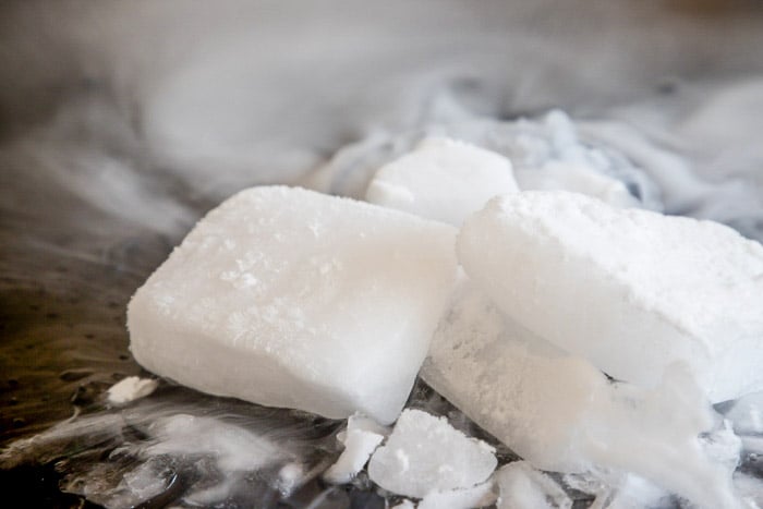 dry ice in grocery stores