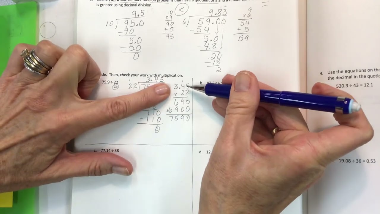 lesson 26 homework answer key