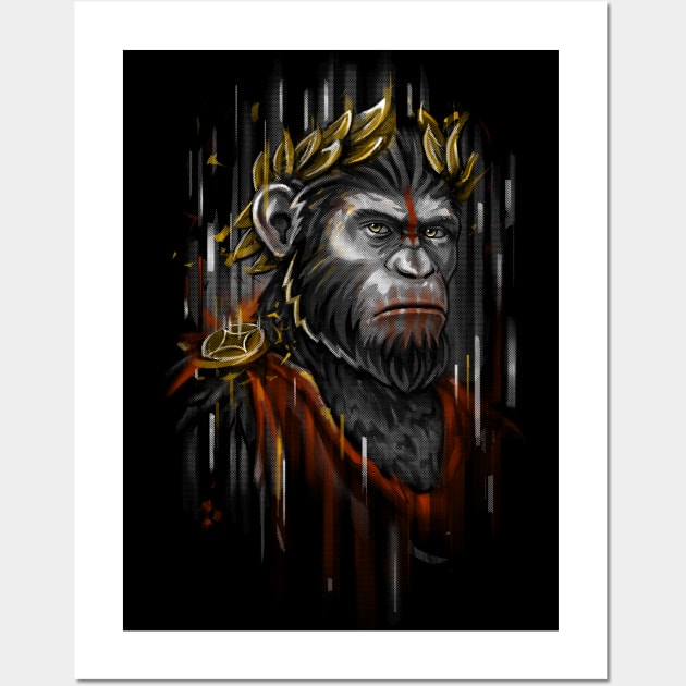 caesar planet of the apes poster