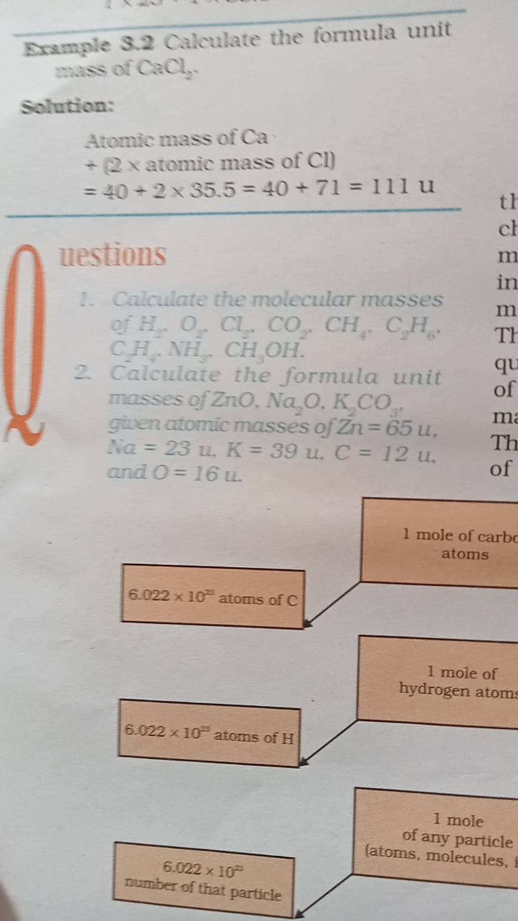 calculate the formula unit mass of cacl2