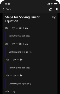 calculator step by step