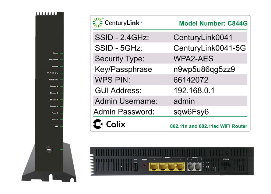 calix router login