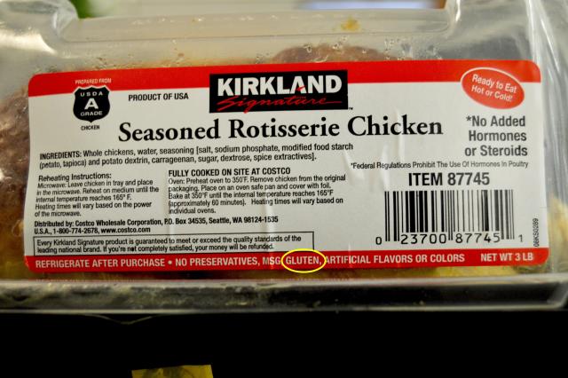 calories in costco chicken