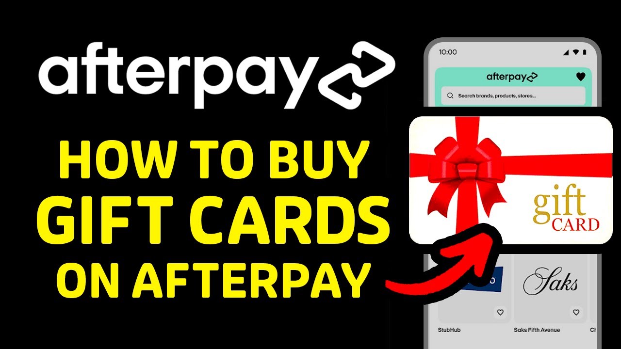 can i buy gift cards with afterpay