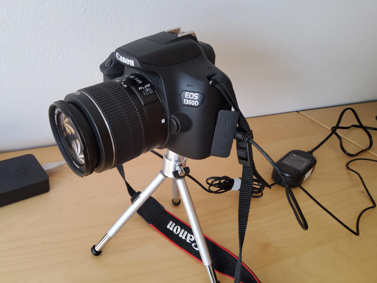 canon 1300d webcam