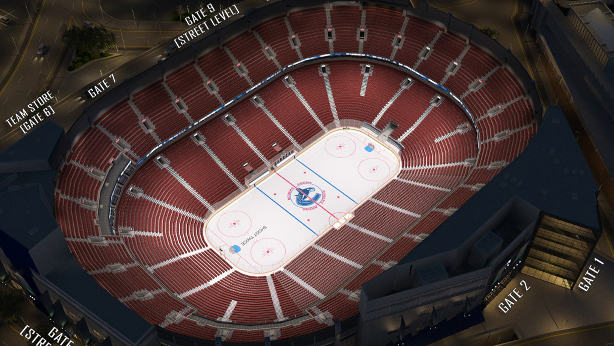 canucks arena seating map