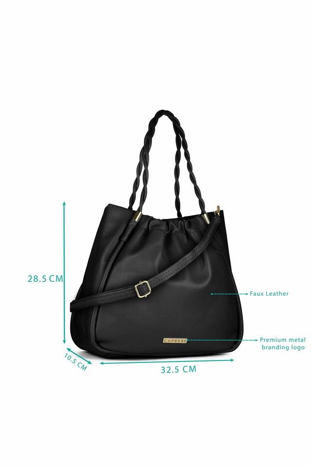 caprese black handbag