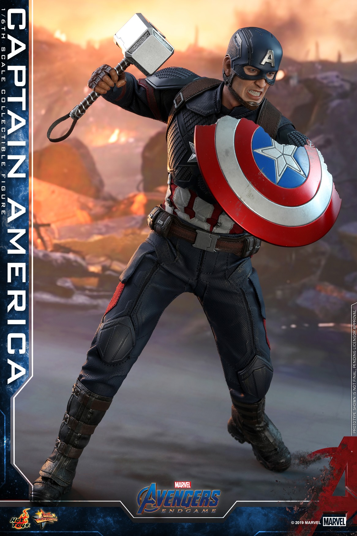 captain america shield with hammer