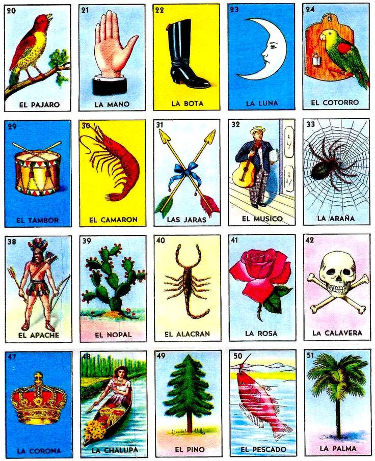 cartas de loteria