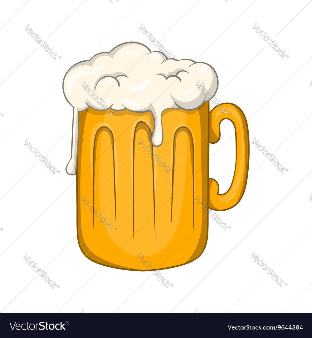 cartoon beer mug