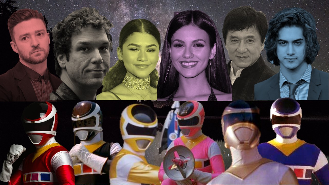 cast of power rangers in space