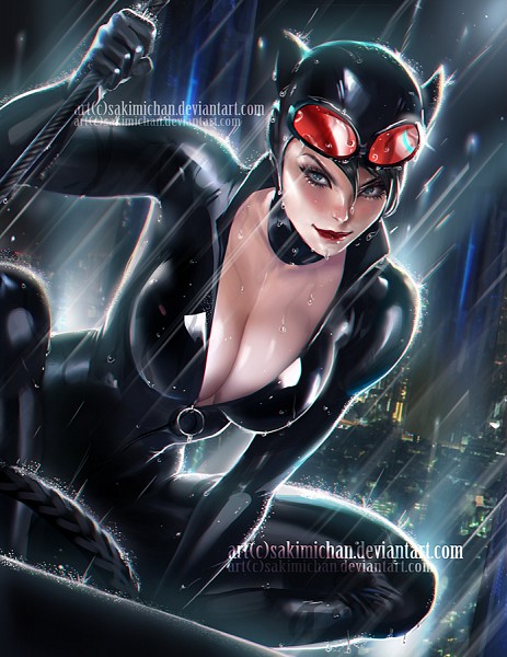 catwoman anime art