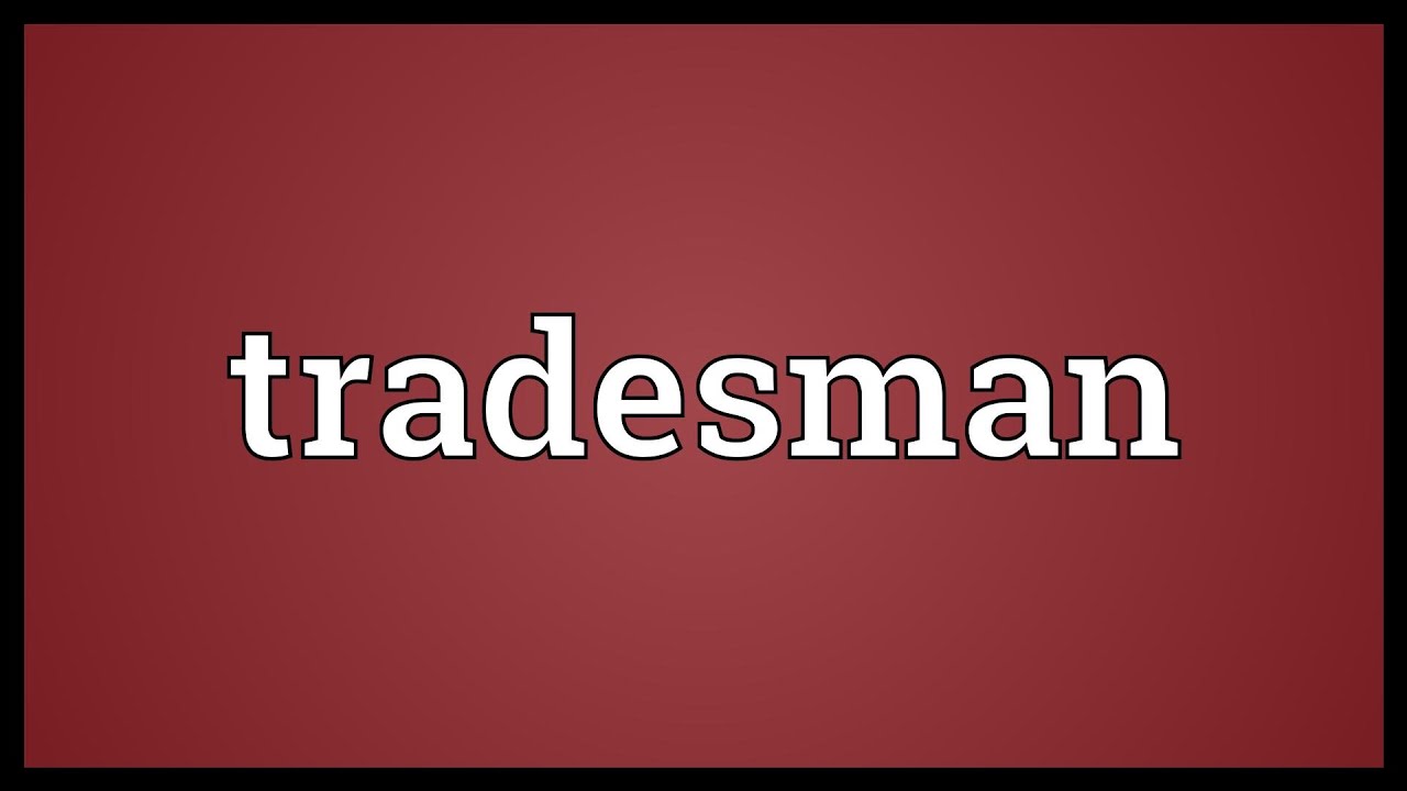 tradesman meaning in marathi