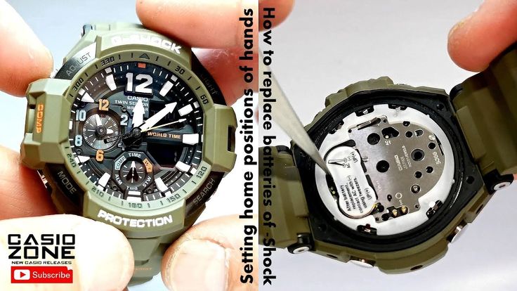 changing g shock battery