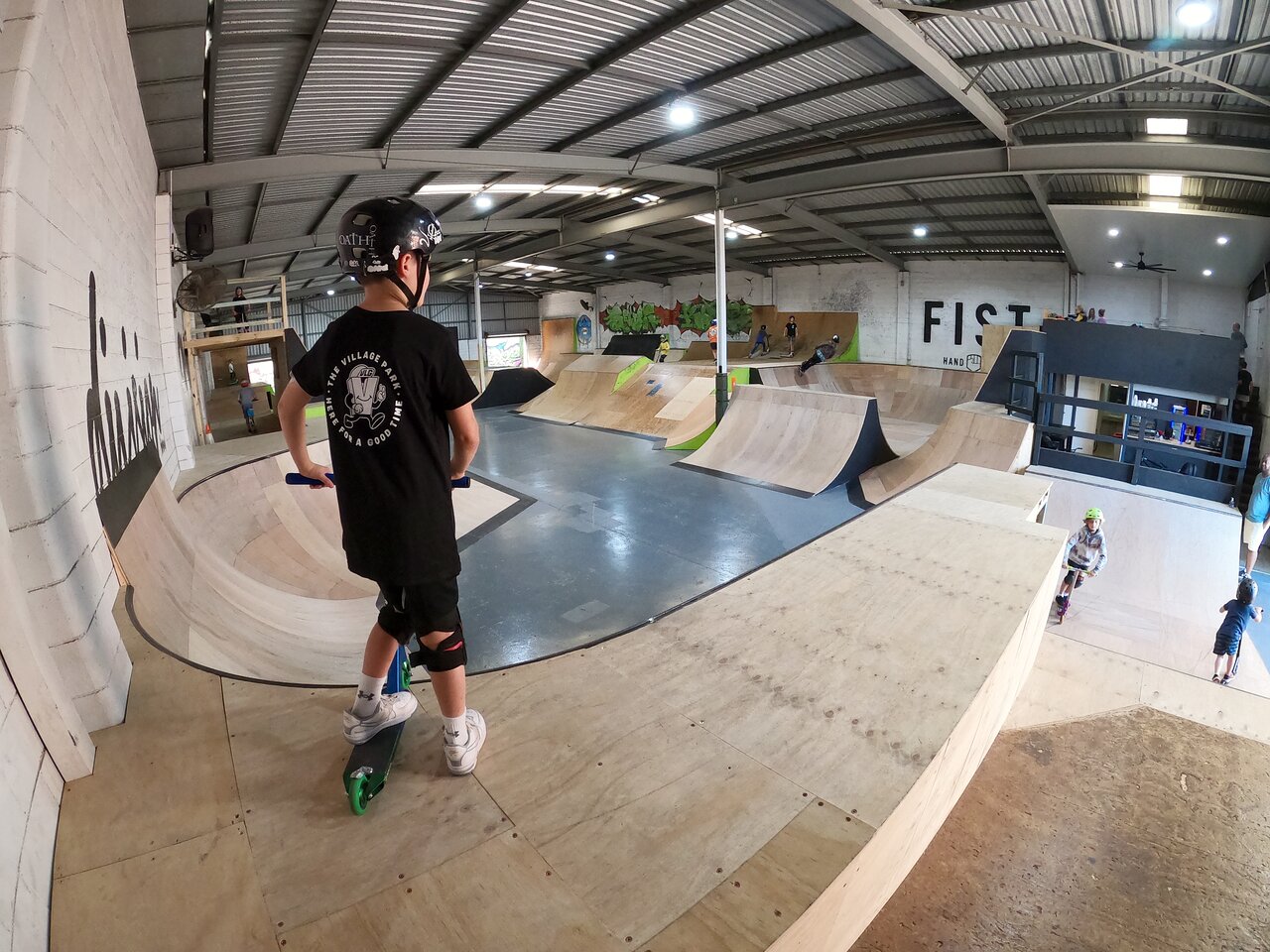 the village indoor skatepark