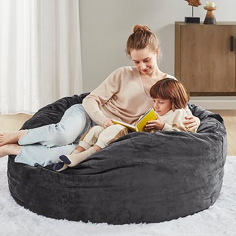 gray bean bag