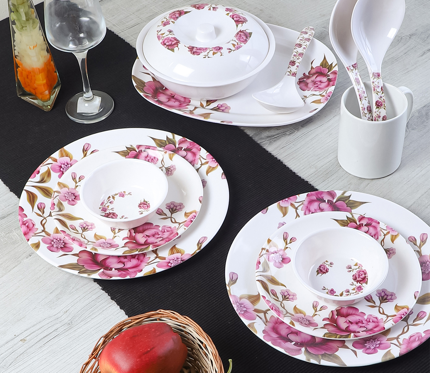 melamine dinner set price