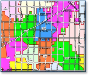 usps carrier route maps