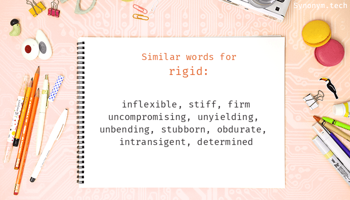 rigidity synonym