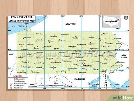 pennsylvania latitude and longitude