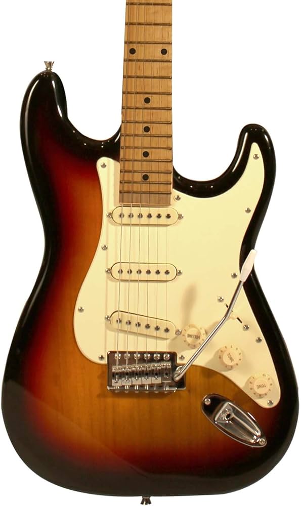 sunburst strat cream pickguard