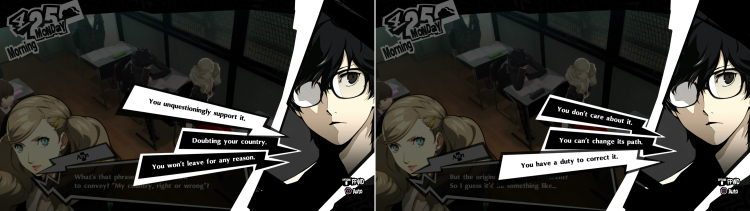 my country right or wrong persona 5