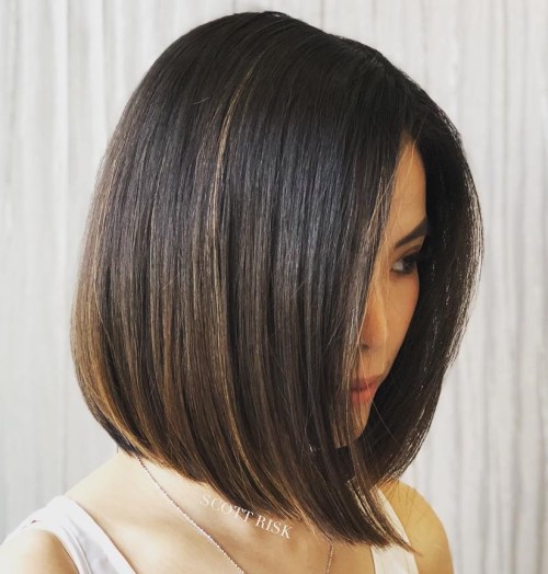 bob haircut for medium length