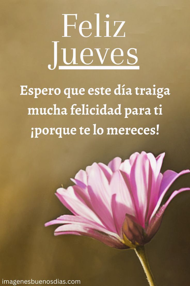 frase de buenos dias jueves