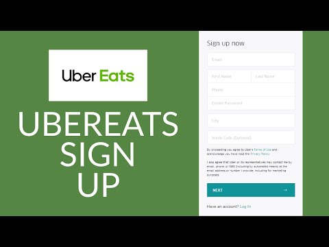 uber eats login in